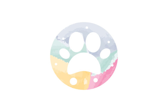 Social Media Icon Pets Watercolor Icons