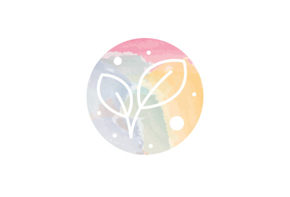 Social Media Icon Plant Tree Watercolor Icons