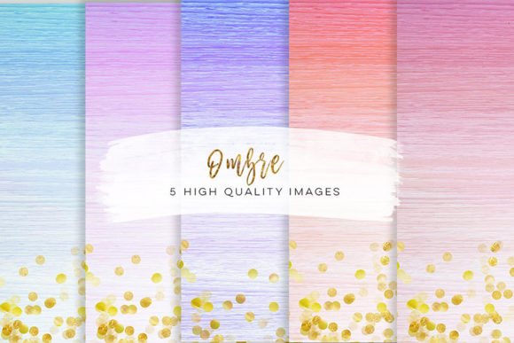 Watercolour Ombre Paper, Clip Art and Backgrounds